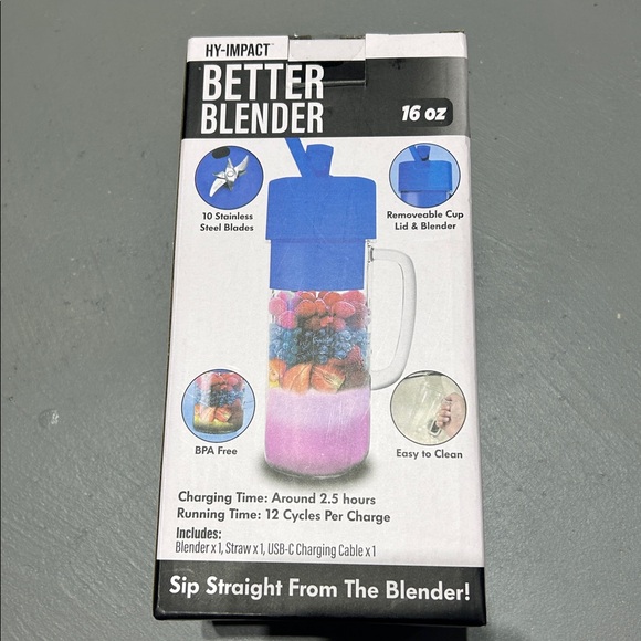 Hy-Impact Better Portable Blender (16oz) - Picture 3 of 5